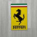 Origineel Ferrari-logo metalen bord H 100 cm XXL, Verzamelen, Ophalen of Verzenden, Nieuw, Reclamebord