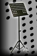 Dirigentstandaard met gaatjesblad, verstelbaar, Ophalen of Verzenden, Nieuw, Muziekstandaard