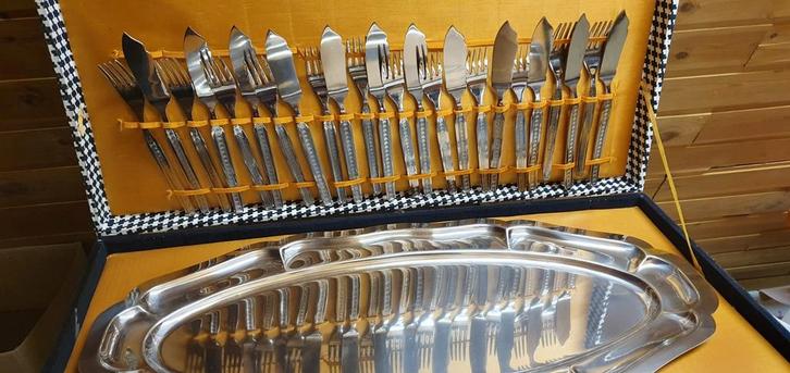 Visbestek, Huis en Inrichting, Keuken | Bestek, Nieuw, Bestekset, Inox of Chroom, Ophalen of Verzenden
