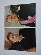 2 foto s kaarten over koning Albert 2 en koningin Paola kleu, Verzamelen, Ophalen, Zo goed als nieuw