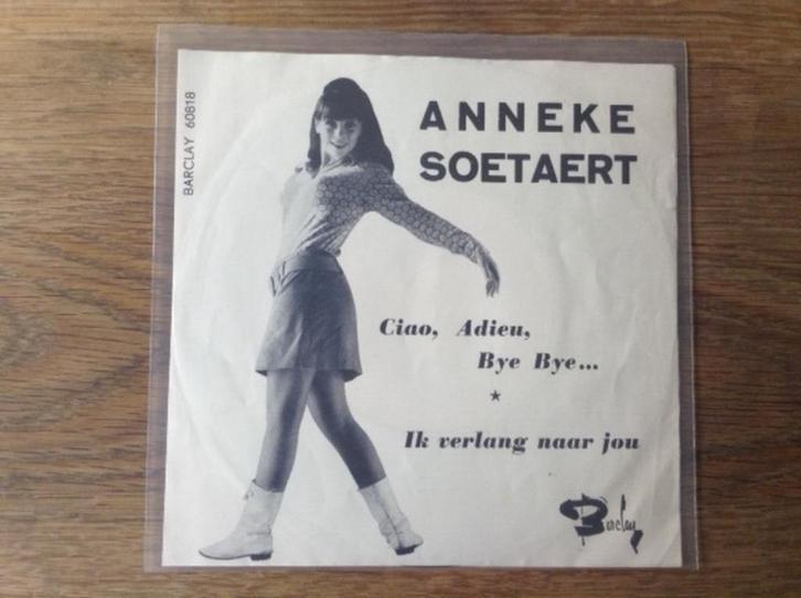 single anneke soetaert, Cd's en Dvd's, Vinyl Singles, Single, Nederlandstalig, 7 inch, Ophalen of Verzenden