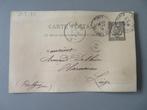 1891 Carte Postal Tunis To Liège Armand Dethier Pharmacien, Verzenden, Briefkaart