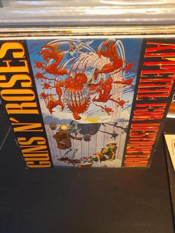 lp - guns 'n roses - appetite for destruction - yugoslavia beschikbaar voor biedingen