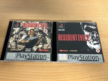 PS1 Resident Evil 1 en 2 games