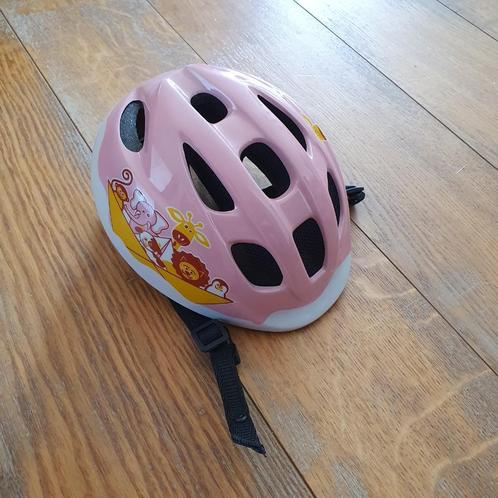 Casque de vélo bébé rose 46-53cm, Fietsen en Brommers, Fietsaccessoires | Fietshelmen, Zo goed als nieuw, Meisje, Overige maten