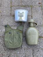 ABL veldfles met drinkbeker en foedraal, Verzamelen, Militaria | Tweede Wereldoorlog, Ophalen of Verzenden