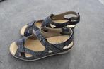 Dames sandalen, Durea, Blauw, Zo goed als nieuw, Sandalen of Muiltjes