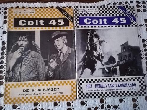 2 Western romans Colt 45, Livres, Journaux & Revues, Utilisé, Autres types, Enlèvement ou Envoi