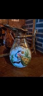 Vintage keramieken kan of vaas, van Hubert Bequet, Ophalen