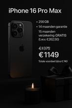 Apple iPhone 16 Pro Max 256GB Zwart Nieuw, Telecommunicatie, Mobiele telefoons | Apple iPhone, 256 GB, Zwart, Ophalen of Verzenden