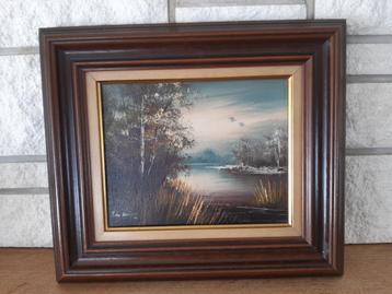 Schilderij winterlandschap beschikbaar voor biedingen