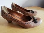Geox schoenen pumps bruin leder maat 37, Ophalen of Verzenden, Zo goed als nieuw, Bruin, Pumps
