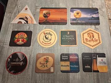Reeks bierviltjes - allerlei biersoorten  beschikbaar voor biedingen