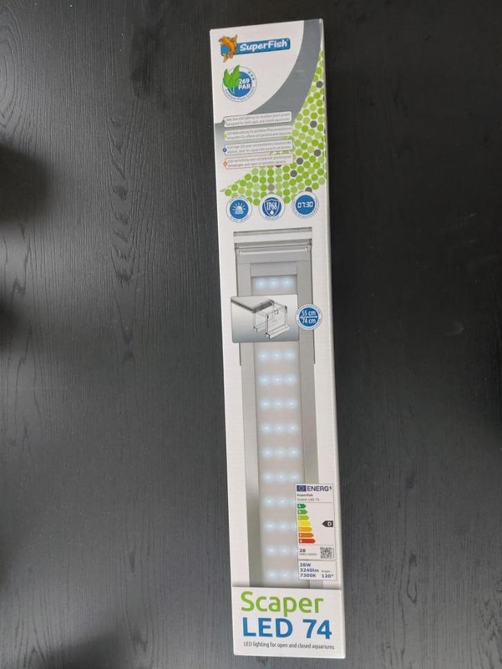 LED aquarium verlichting Superfish Scaper 74, Dieren en Toebehoren, Vissen | Aquaria en Toebehoren, Nieuw, Verlichting of Verwarming