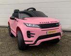 Range Rover Evoque 12v roze bluetooth Rc / Leder zitje/ RUBB, Kinderen en Baby's, Speelgoed | Buiten | Accuvoertuigen, Ophalen of Verzenden