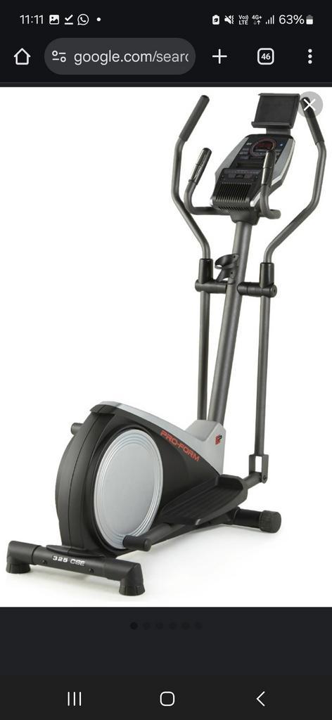 Crosstrainer ProForm 325 CSEi - met hartslagmeting, Sport en Fitness, Fitnessapparatuur, Gebruikt, Crosstrainer, Ophalen