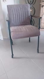 6st nieuwe lederen eetkamerstoelen, Huis en Inrichting, Stoelen, Ophalen, Bruin, Nieuw, Metaal