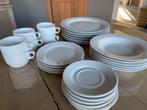 Wit servies 6-delig, Ophalen, Gebruikt, Effen, Aardewerk
