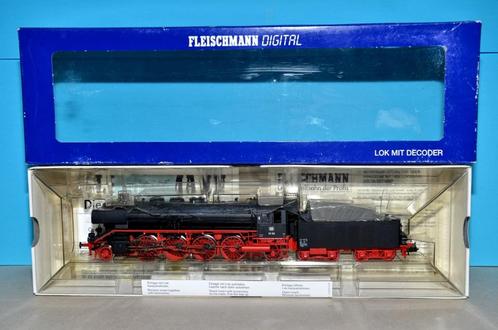 FLEISCHMANN HO LOC VAPEUR BR 39158 DB DC SOUND REF 74138, Hobby & Loisirs créatifs, Trains miniatures | HO, Comme neuf, Locomotive