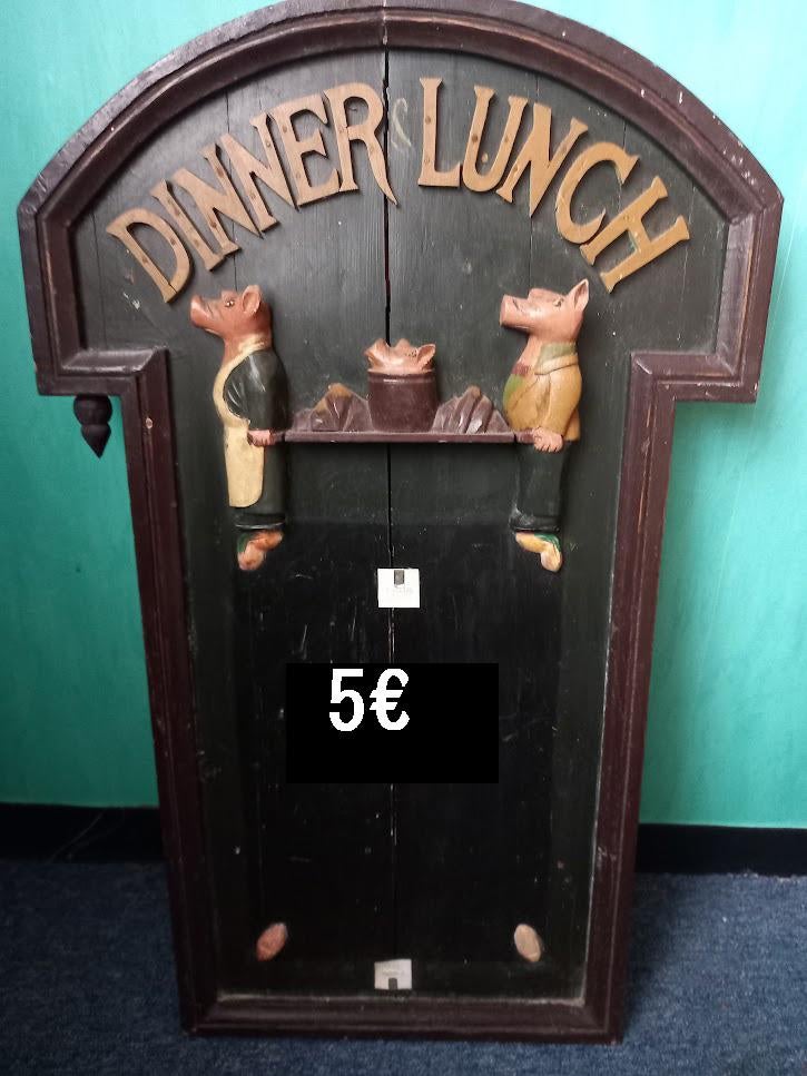 krijtborden, Ophalen