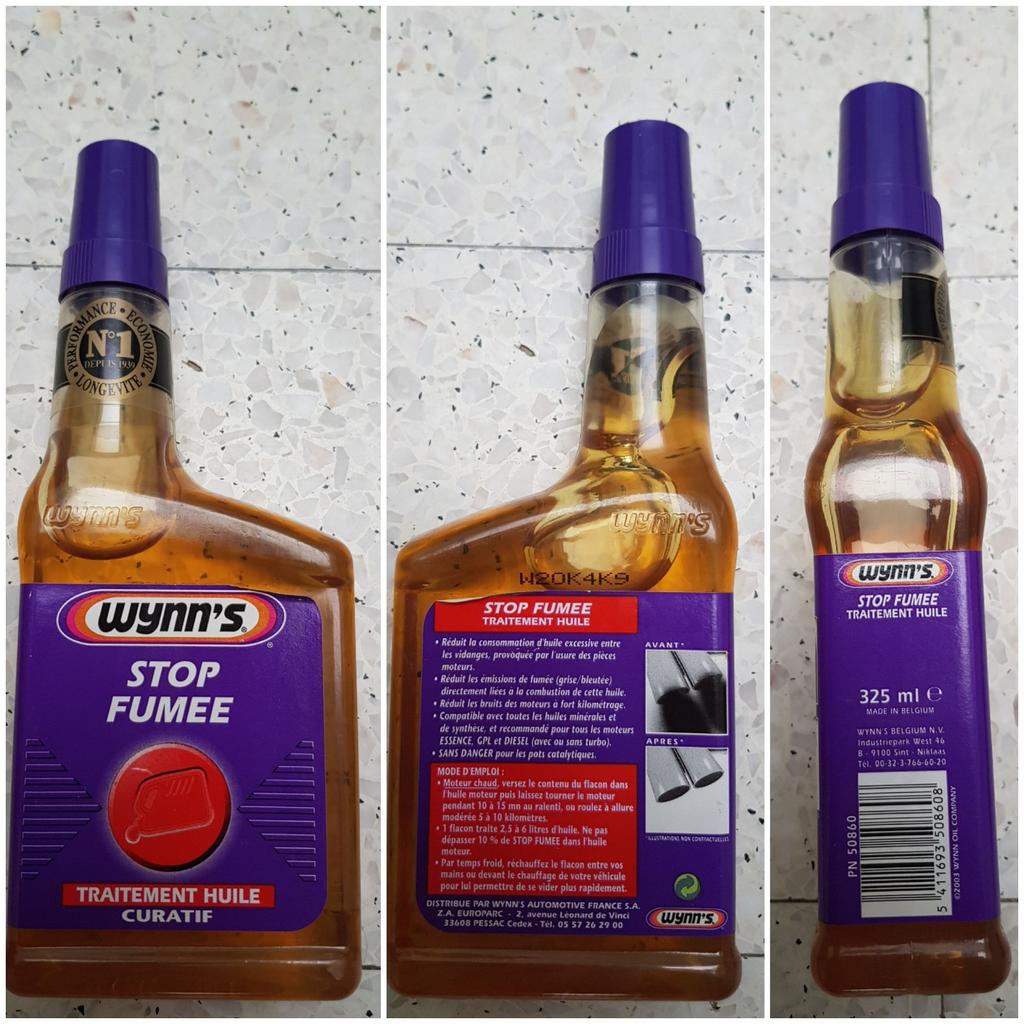 Wynn's traitement huile moteur anti-fumee, Autos : Divers, Produits d'entretien, Enlèvement ou Envoi