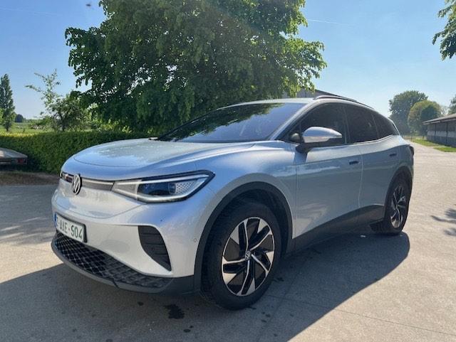 Volkswagen ID.4 Pro AUT elektrisch MET 28.000km EN navi, Autos, Volkswagen, Argent ou Gris, Achat, Entreprise, Détection des panneaux routiers