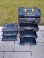 5 Stanley fatmax gereedschapkisten stapelbaar, Doe-het-zelf en Bouw, Gereedschapskisten, Ophalen, Gebruikt