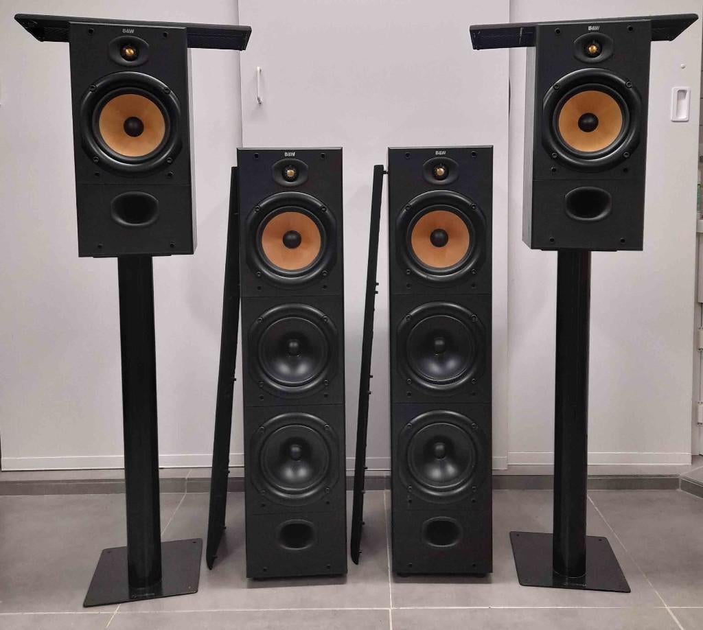 B&W  DM604 en DM602 alles apart te koop/beluisteren, TV, Hi-fi & Vidéo, Enceintes, Enlèvement ou Envoi, Comme neuf, Bowers & Wilkins (B&W)