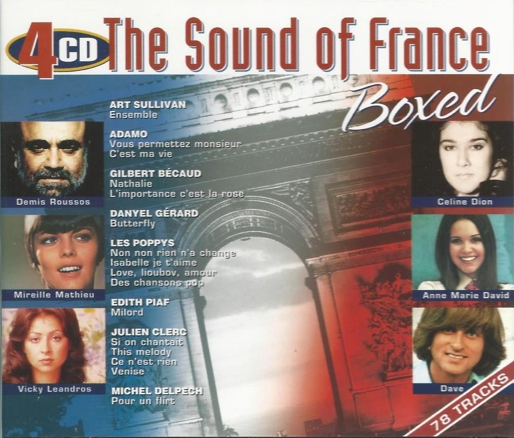 4CD-BOX * THE SOUND OF FRANCE (78 Tracks), Enlèvement ou Envoi, Comme neuf
