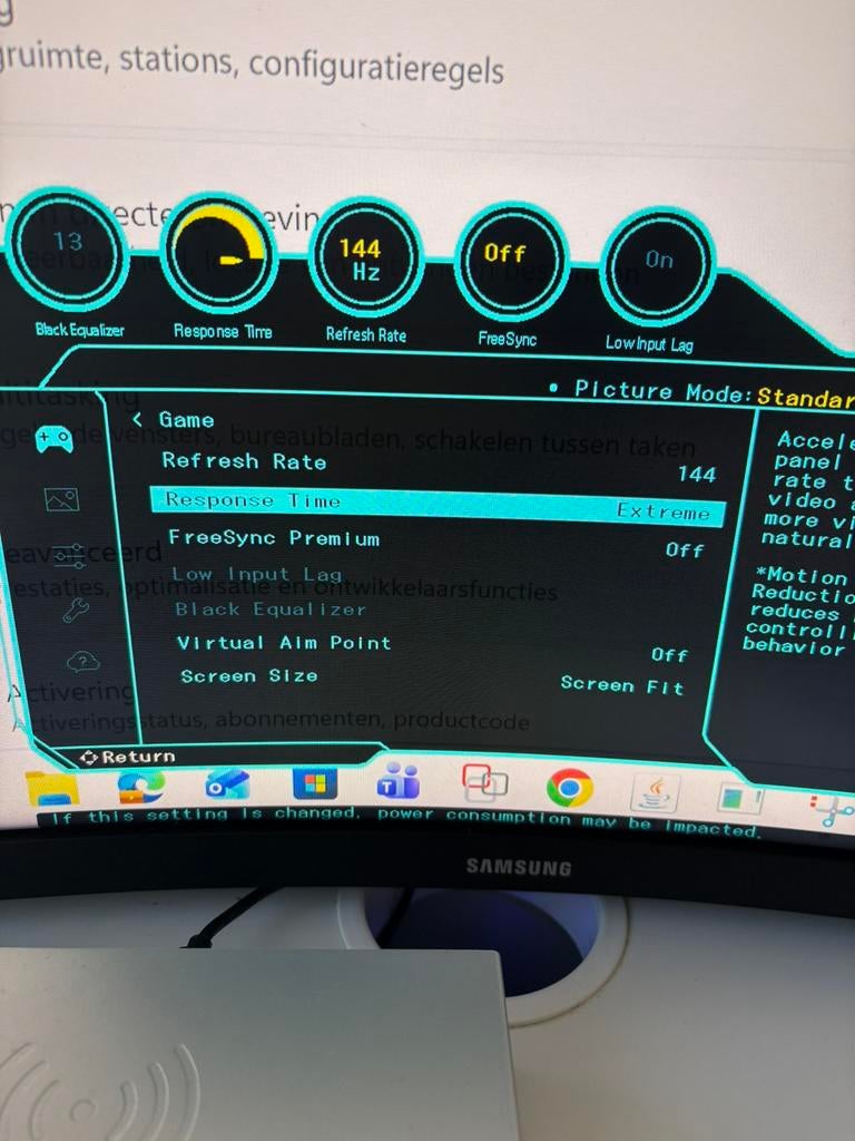 Samsung gaming monitor, Computers en Software, Monitoren, HDMI, 101 t/m 150 Hz, Zo goed als nieuw, Ophalen