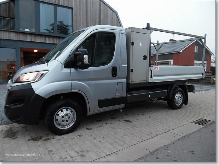 Citroën Jumper open laadbak - 2.2 diesel-2022-amper 32.050km, Auto's, Bestelwagens en Lichte vracht, Bedrijf, Te koop, ABS, Achteruitrijcamera