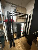 Zwarte kledingrekken (4 groot & 4 klein), Enlèvement, Utilisé