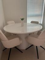 Ronde 130 cm beton eettafel, Huis en Inrichting, Tafels | Eettafels, Ophalen, Zo goed als nieuw