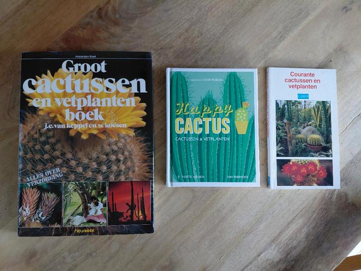 Boeken over cactussen en vetplanten, Livres, Maison & Jardinage, Comme neuf, Enlèvement ou Envoi