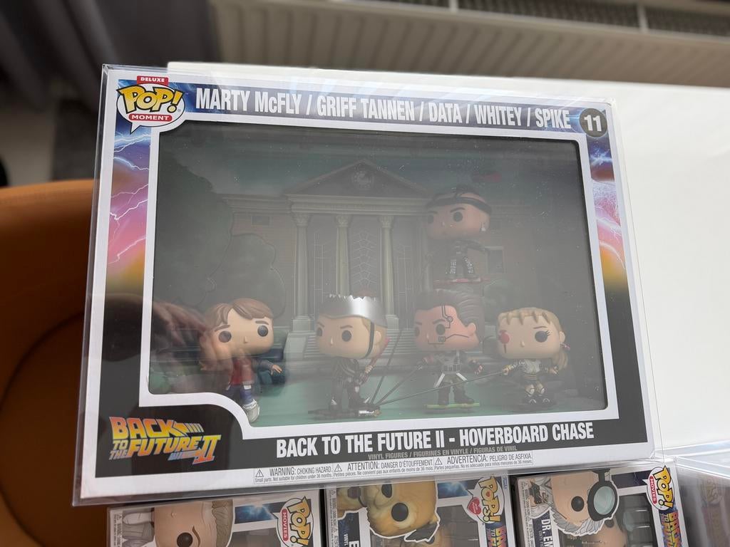 Funko Pop collection retour vers le futur  avec protection, Collections, Jouets miniatures, Enlèvement, Comme neuf