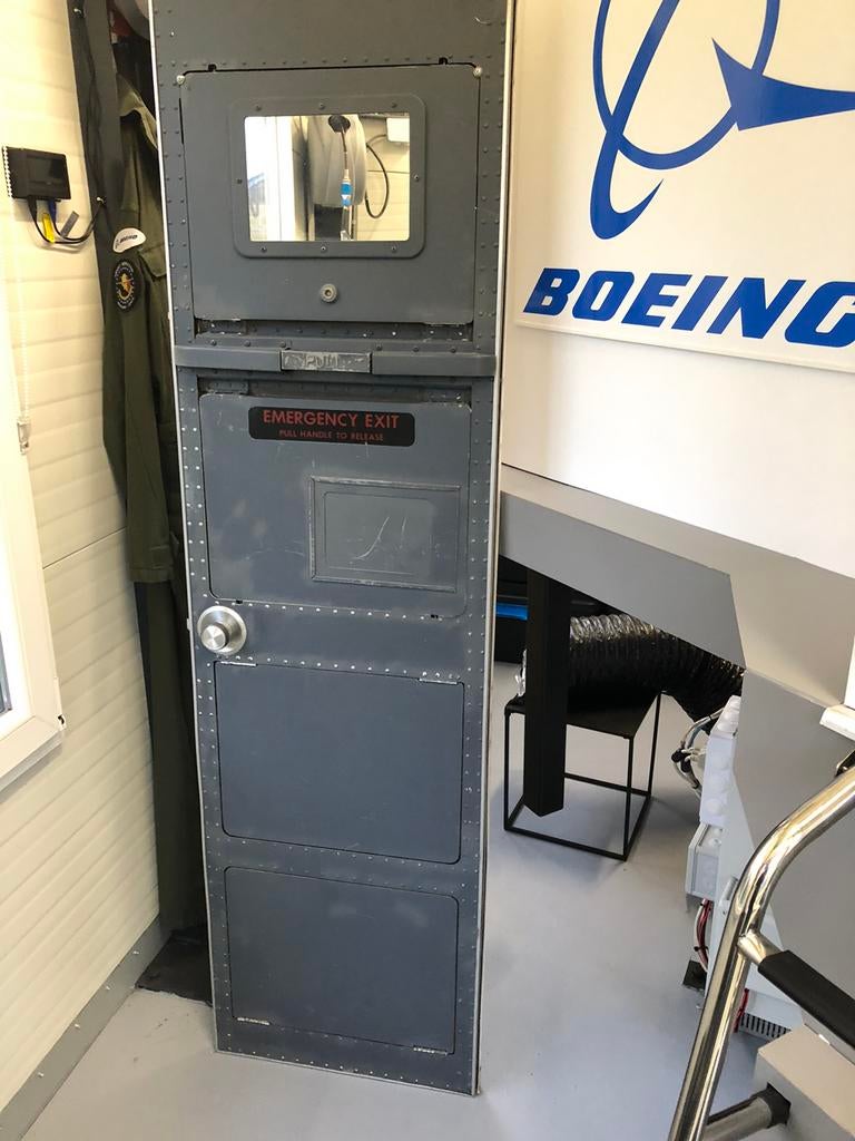 Cockpit Deur Boeing 737 Classic, Verzamelen, Luchtvaart en Vliegtuigspotten, Ophalen, Gebruikt