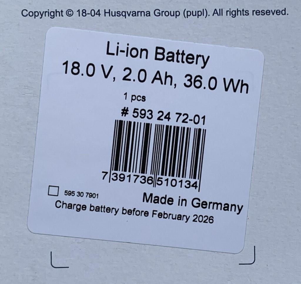 Batterie Gardena Sileno Minimo + tondeuse pour pièces, Jardin & Terrasse, Enlèvement, Utilisé, Gardena