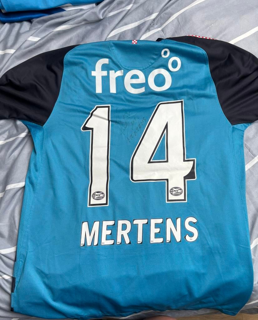 Gsigneerd truitje Dries Mertens - PSV - maat M, Sports & Fitness, Football, Taille M, Enlèvement ou Envoi, Comme neuf