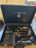 SBS Solingen 24 karaat goud verguld Kwaliteitsbestek, Maison & Meubles, Cuisine | Couverts, Enlèvement, Comme neuf, Ensemble de couverts