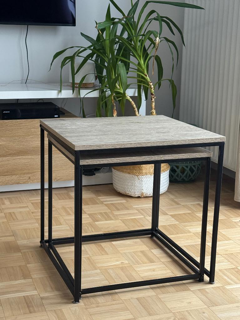 Tables basses de salon, Maison & Meubles, Moins de 50 cm, Carré, Enlèvement, Utilisé