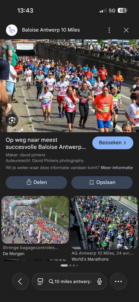 1 ticket 10 miles antwerpen te koop, Tickets en Kaartjes, Evenementen en Festivals