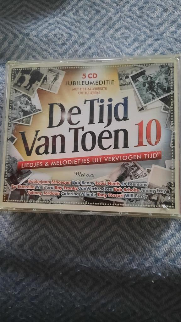 5cd DE TIJD VAN TOEN 10, Cd's en Dvd's, Cd's | Verzamelalbums, Ophalen of Verzenden, Zo goed als nieuw, Nederlandstalig