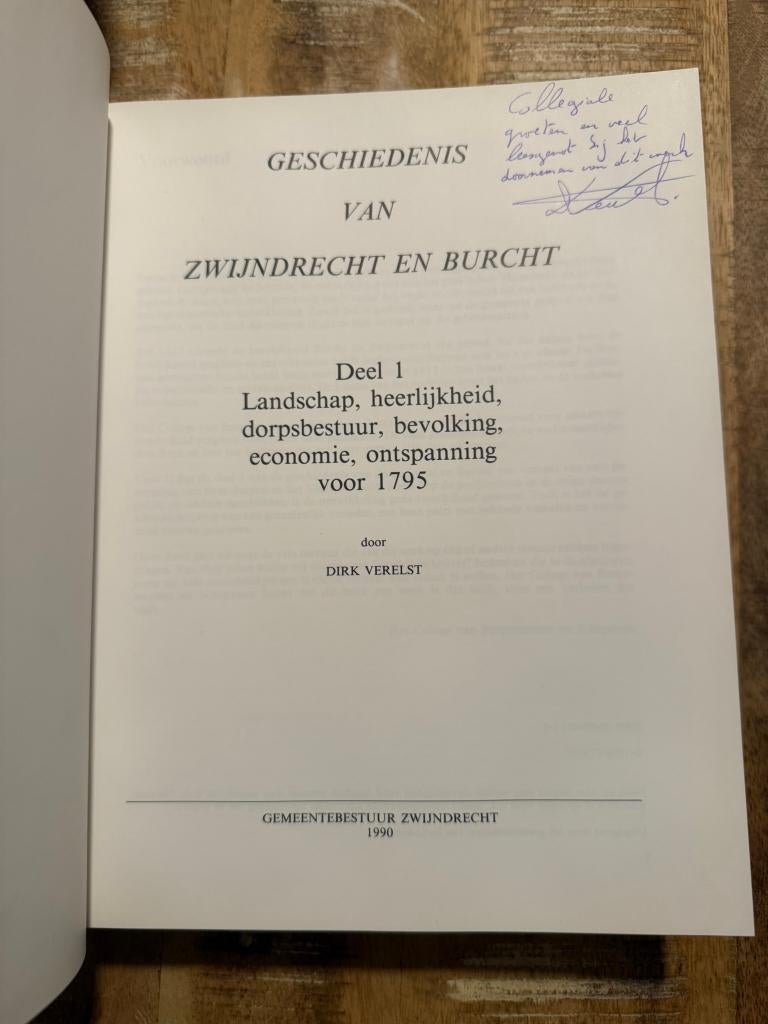 Geschiedenis van Zwijndrecht en Burcht. SET 3 delen compleet, 15e en 16e eeuw, Ophalen of Verzenden, Zo goed als nieuw, Dirk Verelst