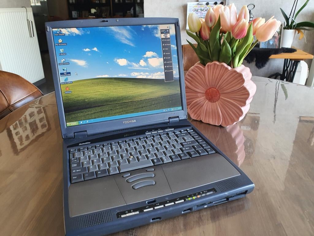 Toshiba s1800 retro laptop, Ophalen