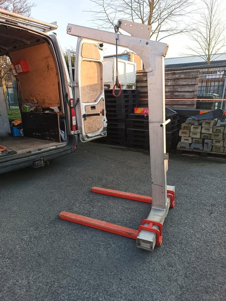 Aluminium Pallethaak, Doe-het-zelf en Bouw, Lieren en Takels, Ophalen