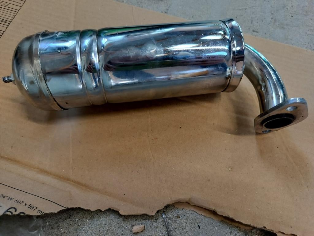 2 nieuwe uitlaten voor peugeot 103, vogue,...., Vélos & Vélomoteurs, Pièces de cyclomoteur | Scooters, Enlèvement