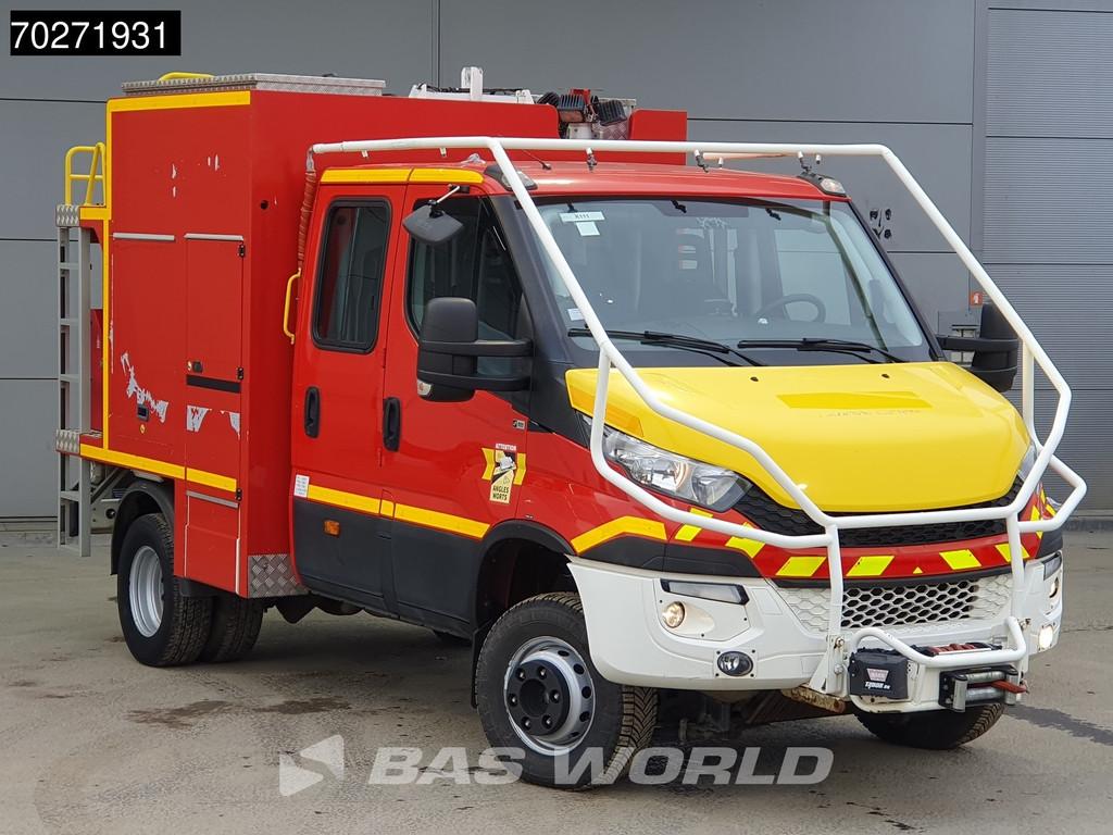 Iveco Daily 70C17 4x4 Achleitner Firetruck Brandweerwagen AW, Autos, Camionnettes & Utilitaires, Rouge, Euro 5, Entreprise, Iveco
