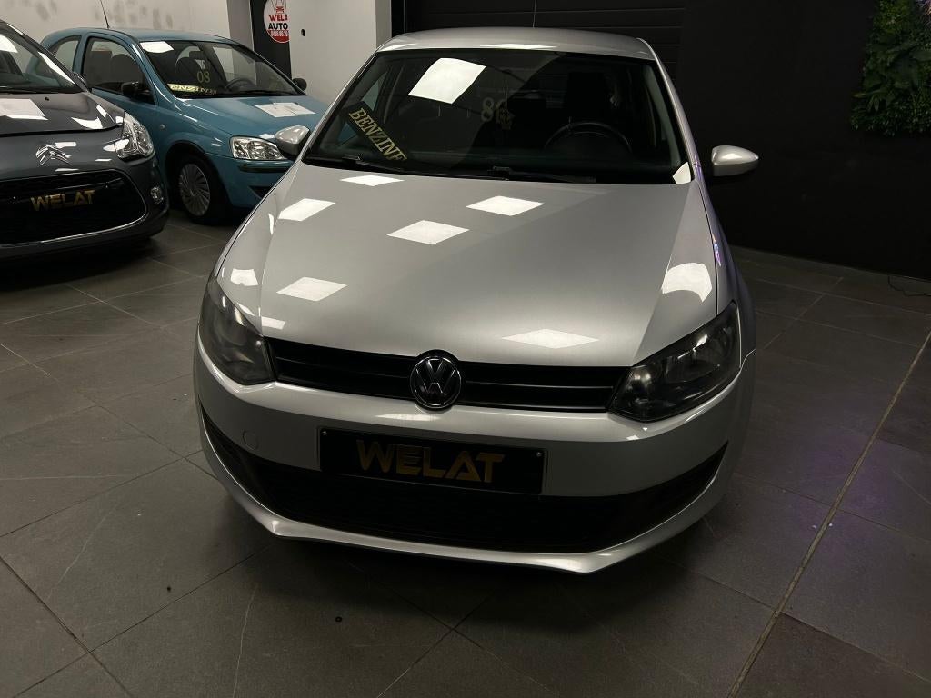 VW POLO 1.2 BENZINE CARPLAAY /NAVIGATION, Auto's, Bluetooth, Euro 5, Zwart, Bedrijf