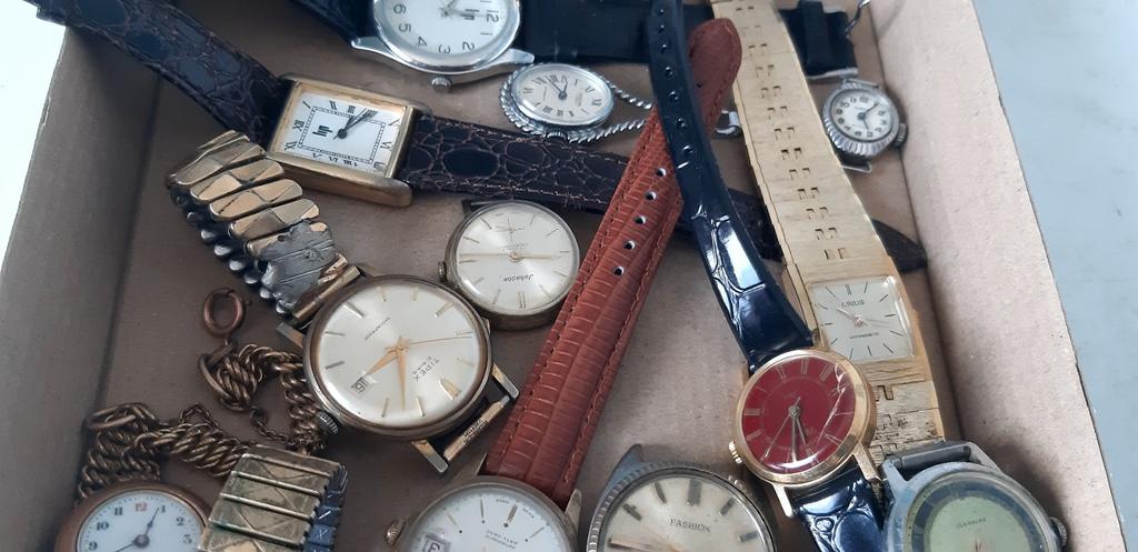 Lot de montres., Bijoux, Sacs & Beauté, Montres | Hommes, Autres matériaux, Or