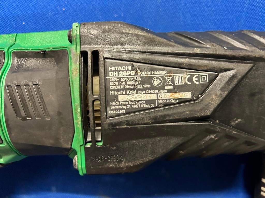 Hitachi sds plus boormachine, Doe-het-zelf en Bouw, Klopboormechanisme, Ophalen, Boormachine, Gebruikt